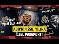 250. Yıla Özel Trump’lı ABD Pasaportu! İmzası ve Görseli Yer Alacak - TGRT Haber