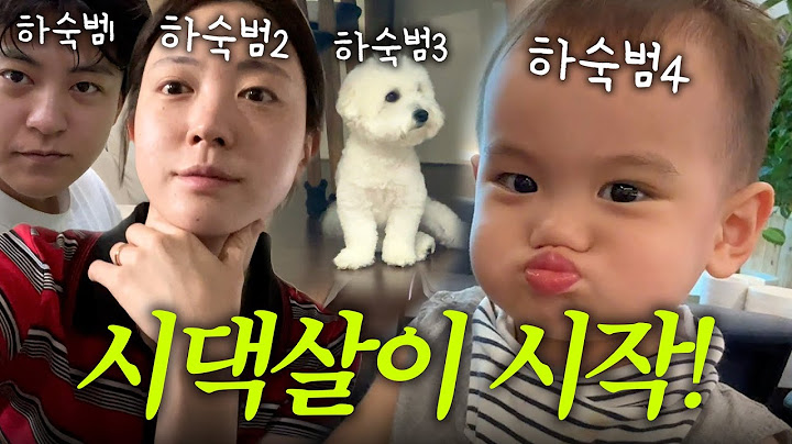 [VLOG] 일주일만 있어도 될까요..?🥲 갈 곳이 없어진 우리 가족