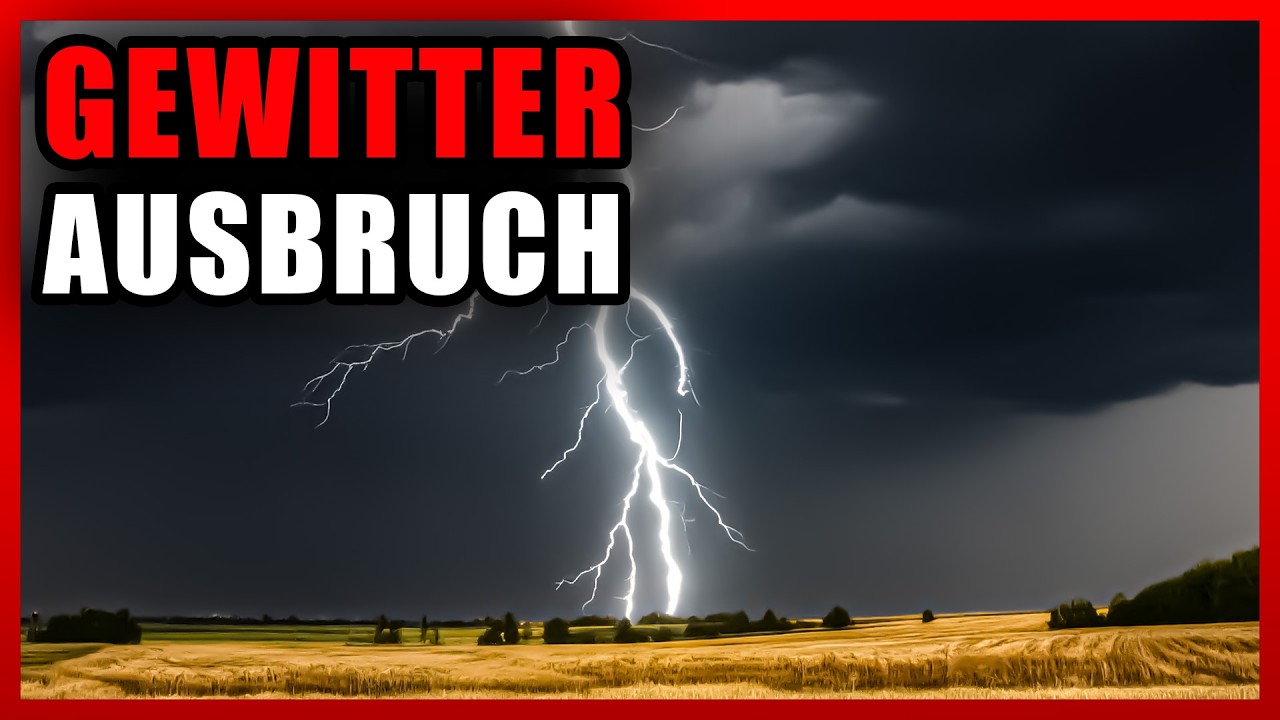 🔴LIVE - Berichterstattung von Gewitterzellen in Deutschland am Dienstag!