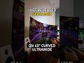 Screamer on LG UltraGear 45” OLED HDR UltraWide ULTRA Graphics RTX