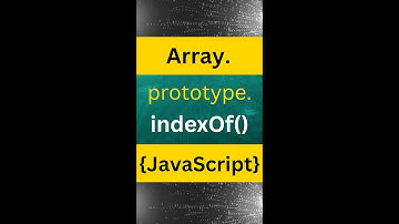 indexOf() JavaScript Array.prototype | #shorts