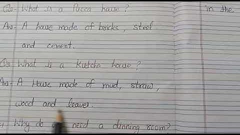 Grade 1 || EVS || Chapter 11 || Houses Back Exercise || Part 2