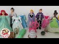 HUGE POLLY POCKET Disney Princess Deluxe Fashion Sets - Cinderella Ariel Belle Tiana Jasmine