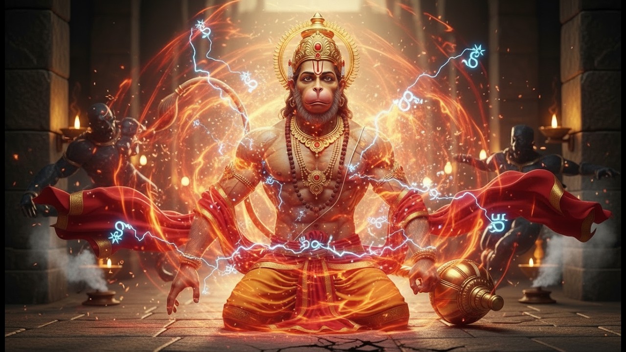 Bajrang Baan | Hanuman Ji Ki Divya Raksha Kavach | Raat Ko Suno | Negativity Se Raksha #subscribe