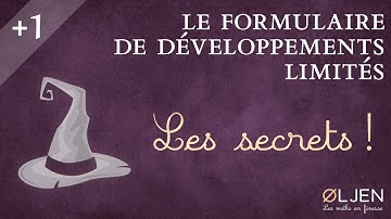 [UT#60] 🧙 Le formulaire de développements limités