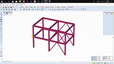 How to Design Frame Model in AxisVM X5 - Part 1 | How to Learn AxisVM in English 2019