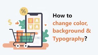 how to change color background typography of the website blossom shop wordpress theme