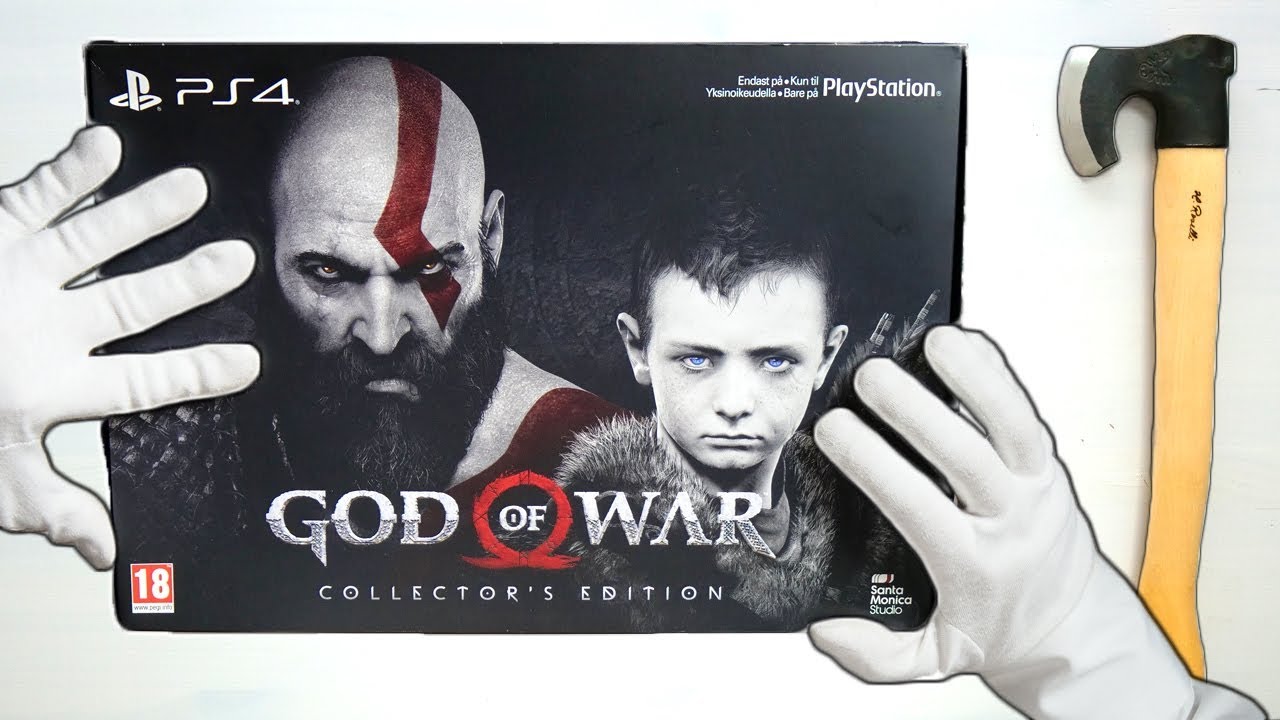 GOD OF WAR COLLECTOR'S EDITION UNBOXING! (PlayStation 4)