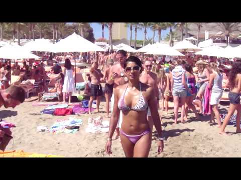 Nikki Beach, Marbella, Spain - The Party Is About To Breakout w/ HOT Bikini Beach Girls
