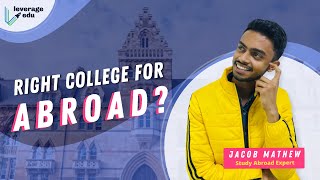 How to Choose the Right College for Abroad | Leverage Edu