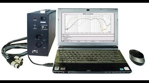 The speaker test video LMS