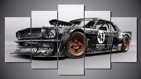 Black Mate Hoonicorn - Ken Block 1965 Ford Mustang Hoonigan Hoonicorn Quick Review - NFS No Limits