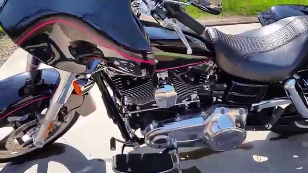 My 2012 Harley Davidson FLD Switchback with aftermarket fairing - YouTube