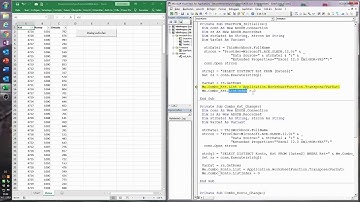 0053. Excel-VBA: Dropdowns synchronisieren mit SQL & ADO
