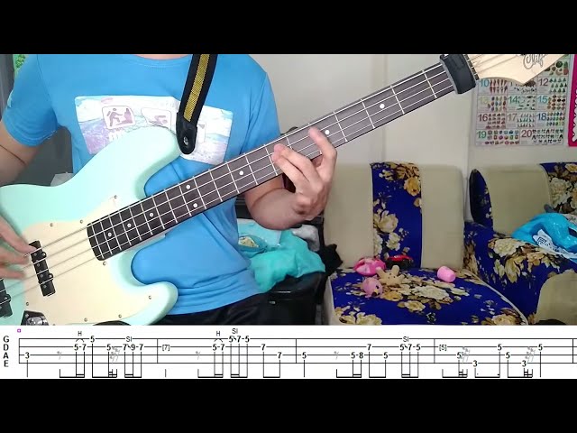 At My Worst by Pink Sweat$ - Bass Cover with Tabs class=