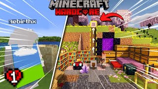 มายคราฟเอาชีวิตรอด เริ่มต้นโลกใหม่..กับบ้านใต้ดินสุดครบเครื่องงง!! | Minecraft hardcore 1.20 #1