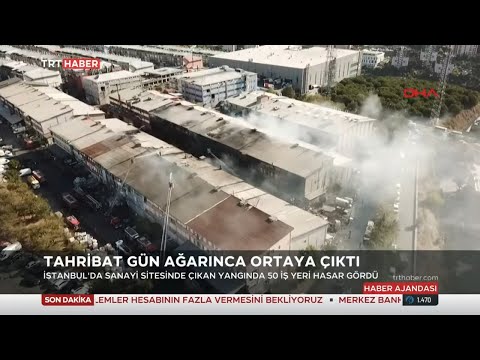 İkitelli Sanayi Sitesi Yangın Sonrası 1.09.2021 TURKEY