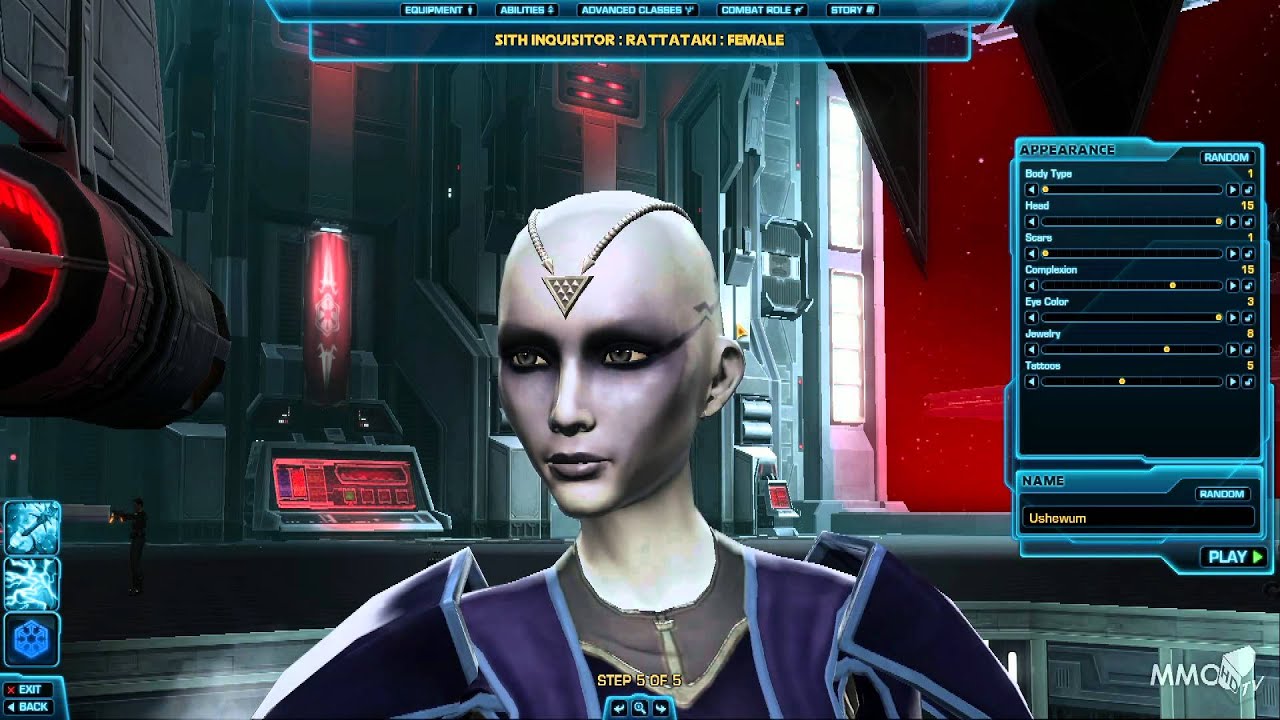 star wars the old republic character creation