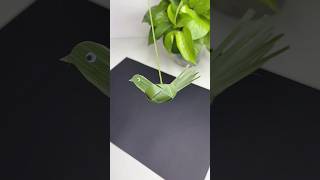 Title: &quot;Palm Leaf Bird Weaving: Simple and Cute Nature Craft!&quot;Hashtags: #NatureCrafts #DIYBird