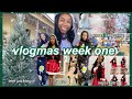vlogmas week one : tree picking, p.o. box opening, ig pics & more!!