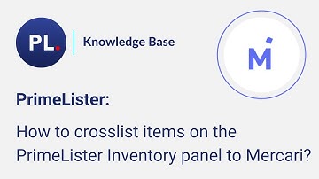 How to crosslist items on the PrimeLister Inventory panel to Mercari?