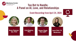 Too Bot to Handle: A Panel on AI, Love, and Relationships ...