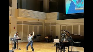 Whispers in Motion (2024) - Xinyuan Deng, for Kalimba, Dancer, and Stereo Live Electronics