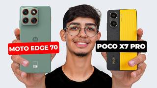 POCO X7 PRO vs MOTO EDGE 70 Qual é o melhor para comprar em 2026? comparativo