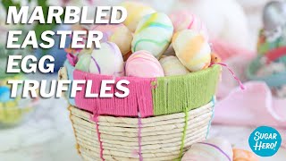 Marbled Easter Egg Truffles