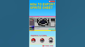 Aseprite Tutorial/ How to Export Sprite Sheet. Cómo exportar hoja de Sprite/ Pixel Art
