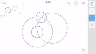 Euclidea 13.2 (Nu 2) Solution walkthrough