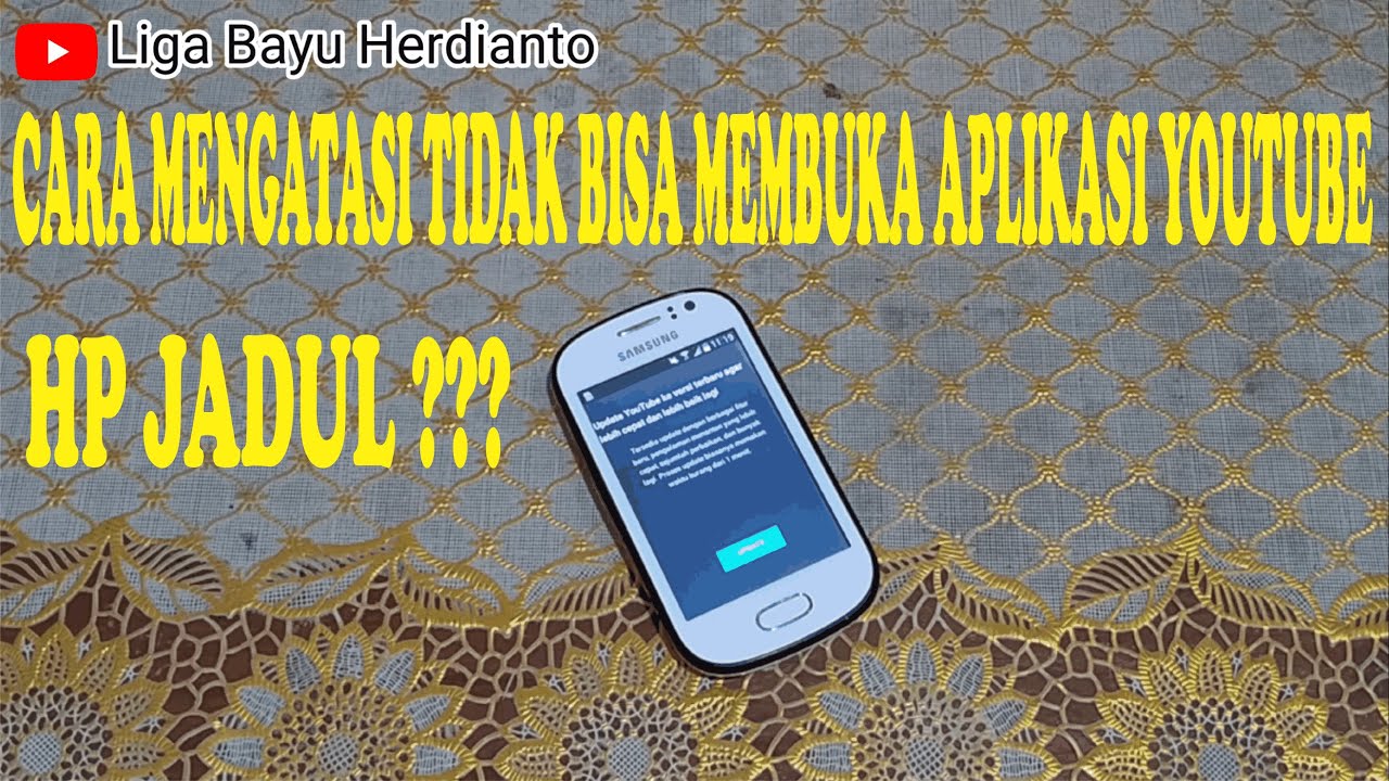 Cara mengatasi aplikasi youtube tidak bisa dibuka 