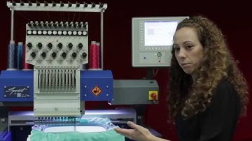 ZSK Quick Tutorial - Raising & Lowering Presser Foot on the ZSK Machines