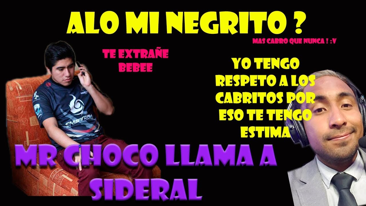 MR CHOCO LLAMA A SIDERAL - 