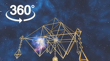 SPACE JOURNEY WITH HYPNOTIZING MODULES in 360° | VR / 4K