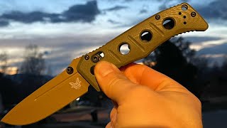 Benchmade Mini Adamas-Abuse, Sharpening and Full Review