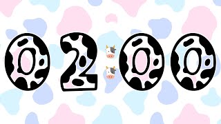 2 Minute Pastel Cow Themed Timer