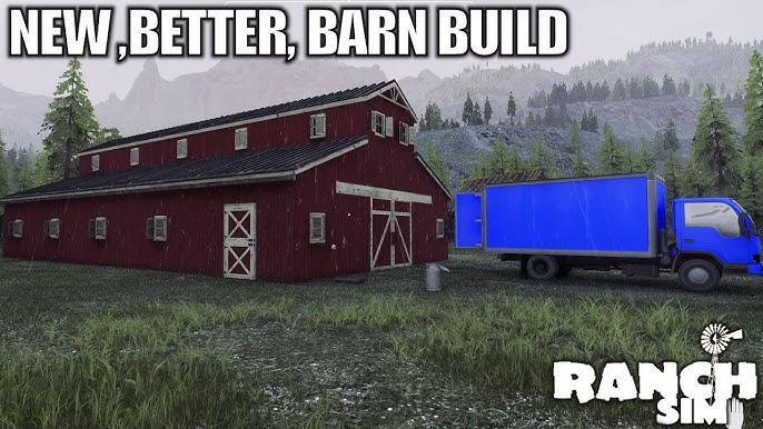 Ranch Simulator Pt 2 lets build a house 