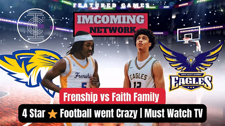 A 4⭐ FOOTBALL STAR Just Took Over BASKETBALL!  Frenship vs FAITH FAMILY Highlights”