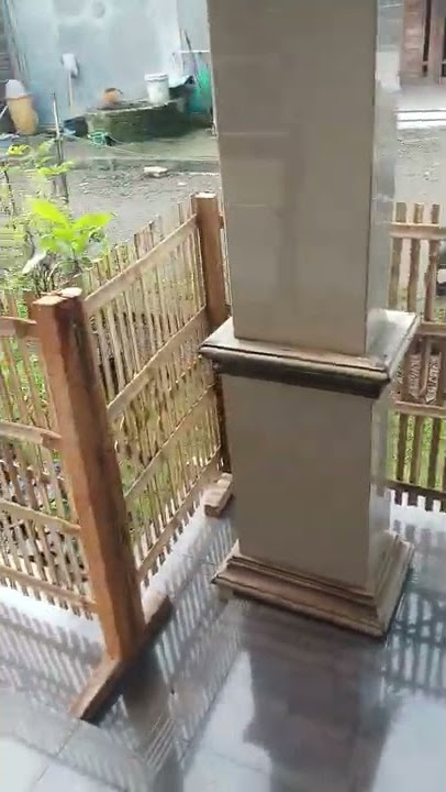 model pagar dari bamu