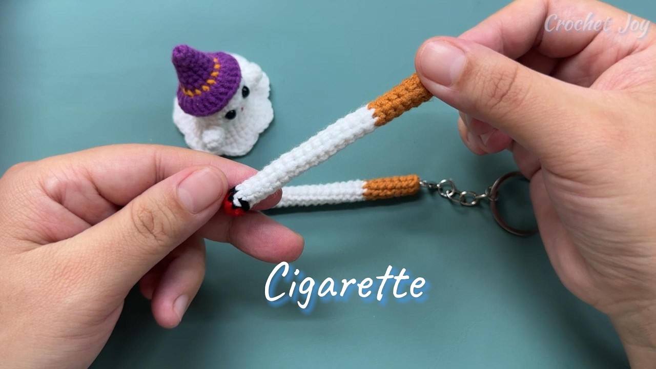 crochet cigarette I Crocheted a Cigarette with Yarn! It Looks WAY Too Real