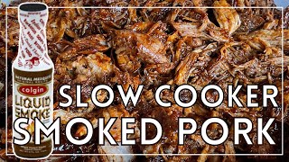 Best-Ever Crockpot Smoked Pulled Pork! | Simple to Make Slow Cooker Smoked BBQ Pork Roast Recipe Resimi