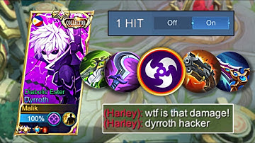 THEY THINK I’M USING CHEAT WITH THIS ONE HIT BURST BUILD🤣 | DYRROTH BEST BUILD 2022