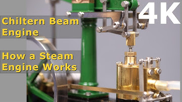 4K | Chiltern Beam Engine Running Slowly | How a Steam Engine Works