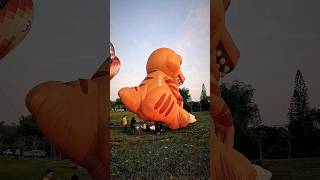 🎈Hot air balloon ready to take off🔥🎈🔥 #Taiwan🇹🇼 #西拉雅 #西拉雅森活節 #熱氣球 #hotairballoon