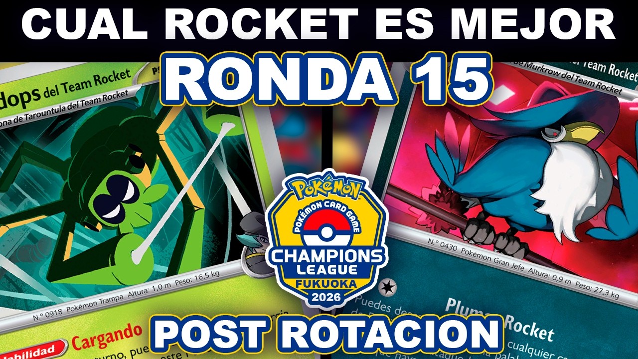 CUAL ES EL MEJOR DECK DEL TEAM ROCKET !? POST ROTACION POKEMON TCG R15 FUKUOKA