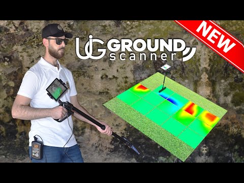 UIG GROUND SCANNER device metals, treasures caves, and voids with 3D display scanning detector