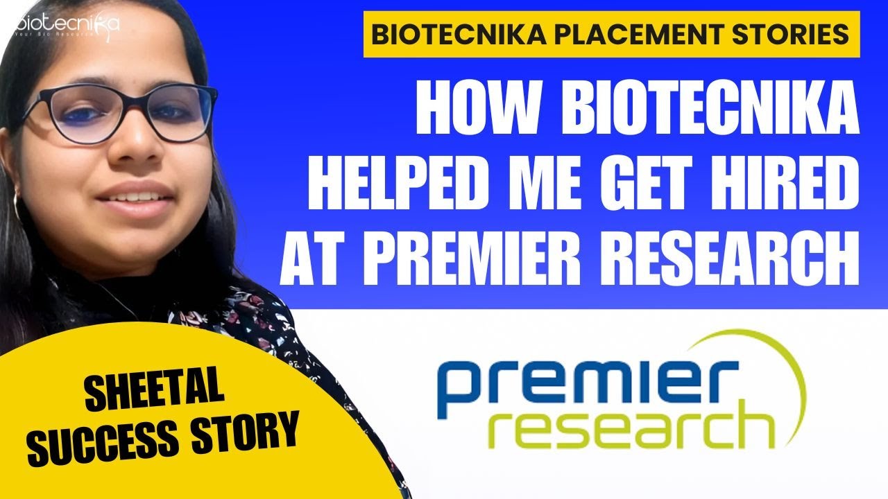 How Biotecnika Helped Me Get Hired at Premier Research | Sheetal's Story