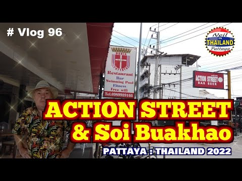 Pattaya Action street and Dania restaurant Soi Backhau #Pattaya Vlog 96