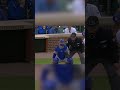 It went into the ump's pocket 🤣 #shorts